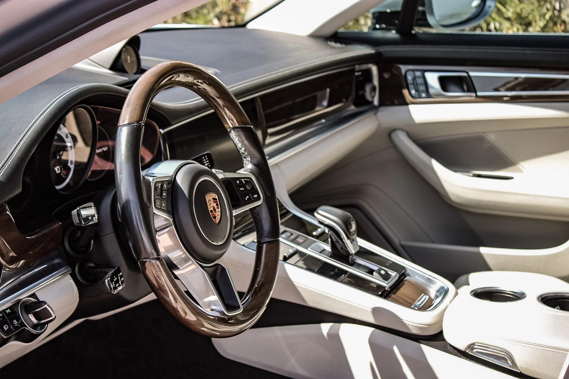 Pristine luxury car interior detailed by F1 Detail Solutions